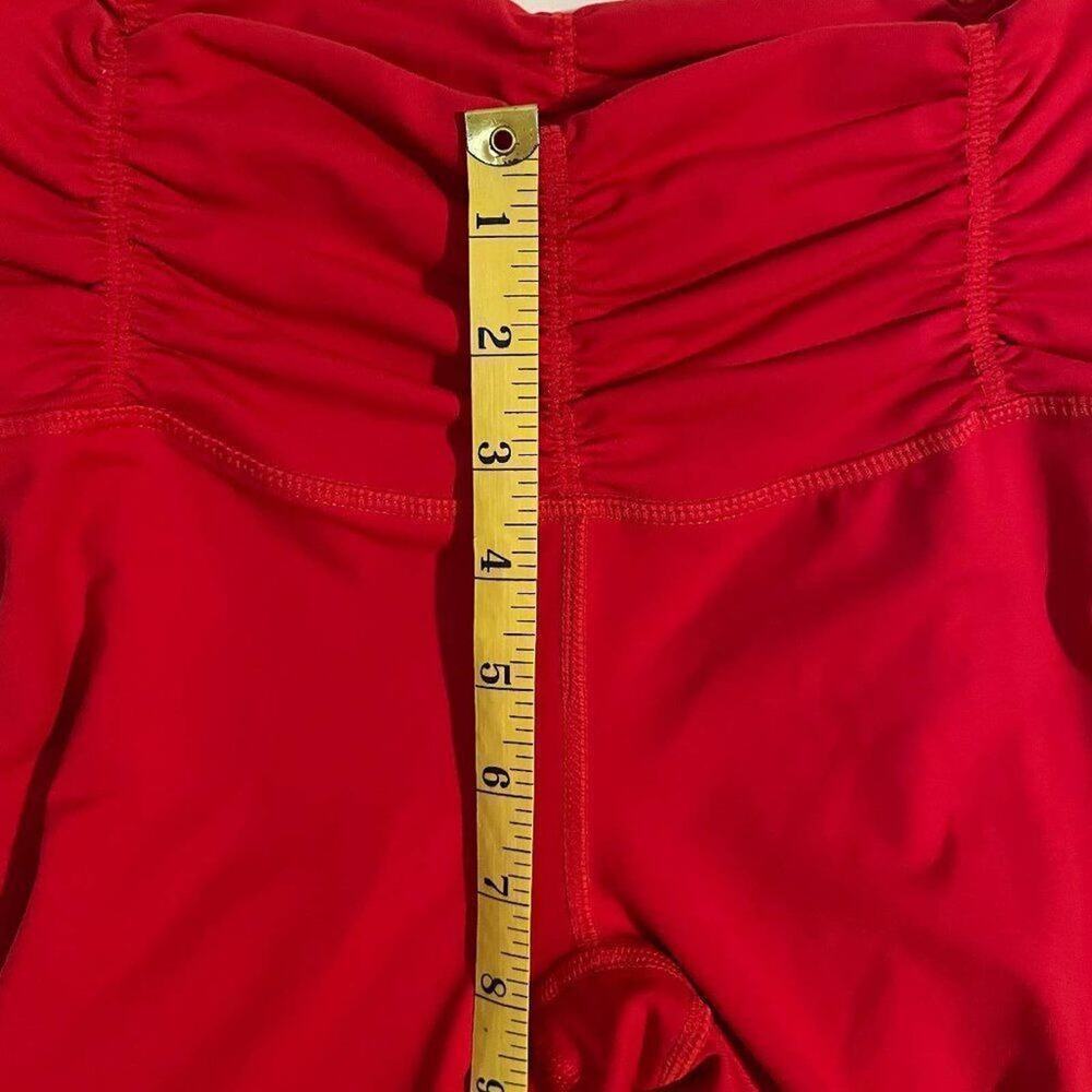 Carbon38 X Chill By Will Red Criss Cross Leggings… - image 8